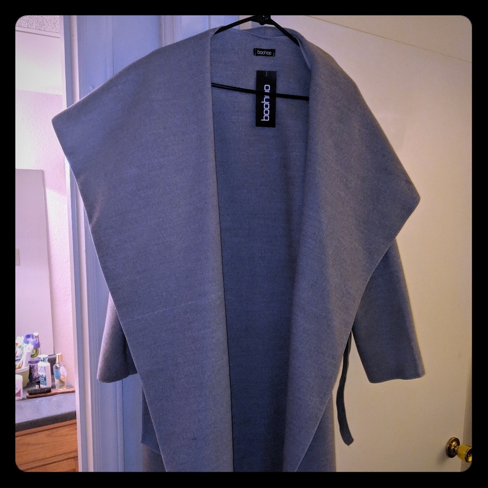 Gray coat